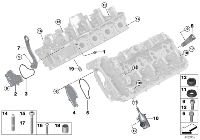 2019 BMW 750i xDrive Actuator Diagram for 11377631574