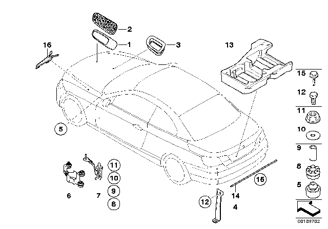 2008 BMW M3  Holder, Brake Booster Diagram for 41008045821