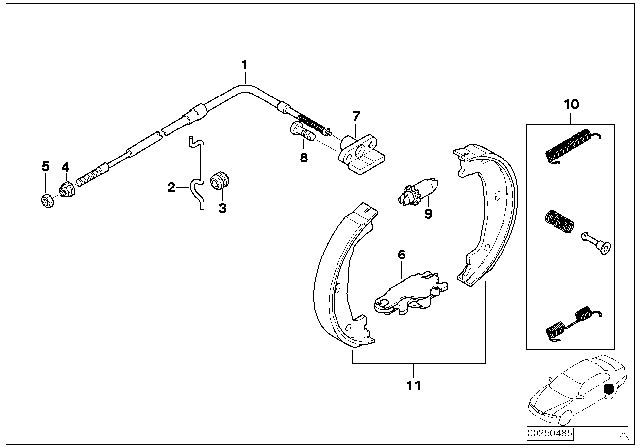 2003 BMW X5  Support Diagram for 34416750378