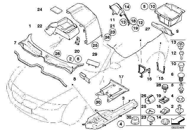 2008 BMW Z4 M  Water Drain, Left Diagram for 51717018221