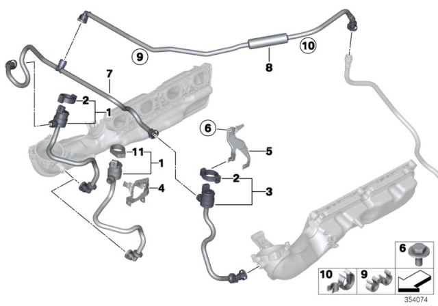 2013 BMW 750i  Connecting Line Diagram for 13907636138