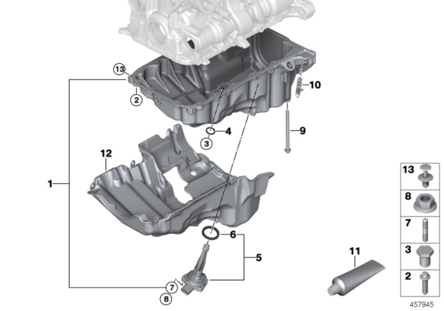 2017 BMW 430i xDrive  Cover, Acoustic Diagram for 11148514332