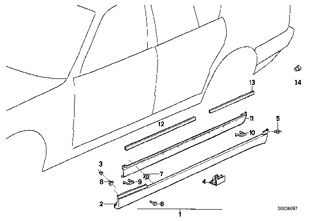 1994 BMW 540i  Plug Diagram for 51162239737