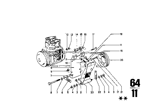 1973 BMW 3.0CS  Wave Washer Diagram for 07119932096
