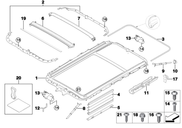 2010 BMW 328i xDrive  Cleaning Set Diagram for 54107306684