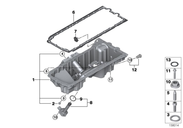 2009 BMW X3  Protection Cap Diagram for 11137543122