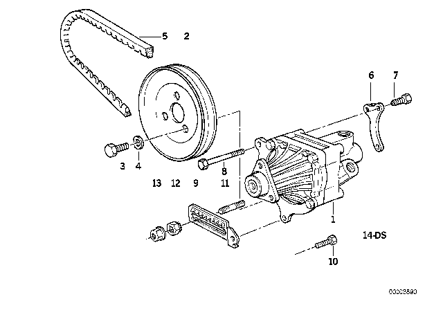 1992 BMW 318i  Supporting Plate Diagram for 32421727134