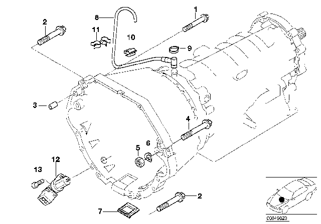 2001 BMW X5  Hose Clamp Diagram for 35411160241