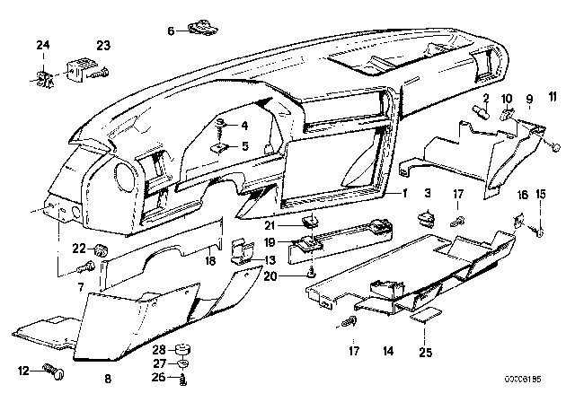 1989 BMW 325ix  Clamp Diagram for 51451852827
