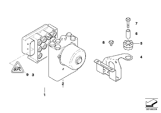 1998 BMW 318ti  Socket Housing Diagram for 61138364814