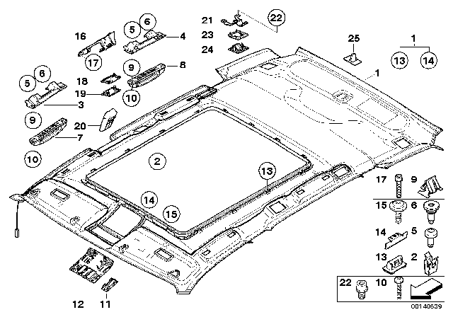 2004 BMW X3  Fillister Head Screw Diagram for 07119905005