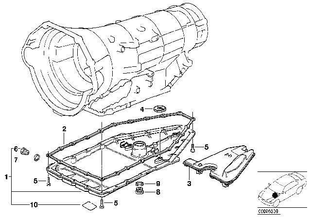 2001 BMW 740i  Stick-On Label Diagram for 24111423621