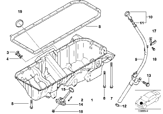 2002 BMW X5  Tubing Support Diagram for 13311716049