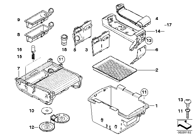 2011 BMW X5 Blind Plate Diagram for 51169115083