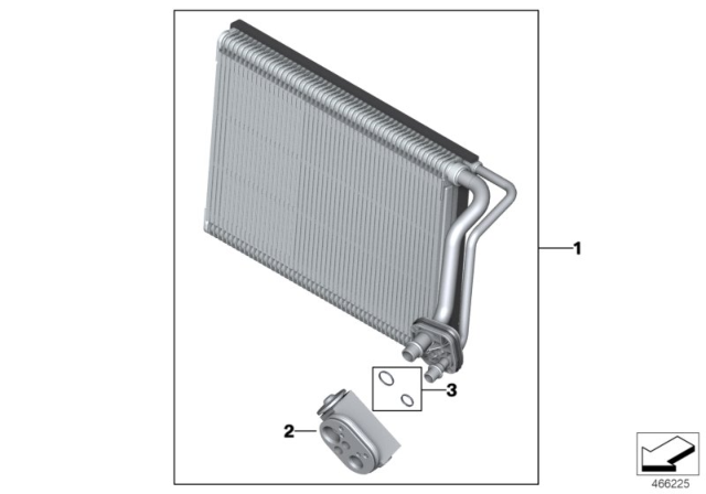 2020 BMW M4  Expansion Valve Diagram for 64119289832