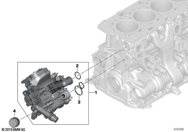 2020 BMW 430i xDrive  O-Ring Diagram for 11538658573