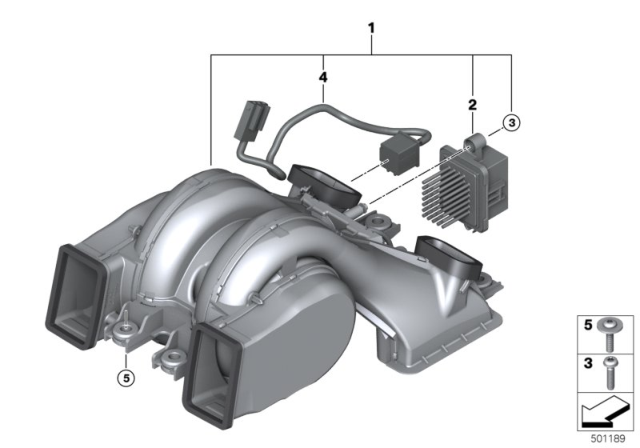2019 BMW M5  WIRING HARNESS, FAN Diagram for 64116824398