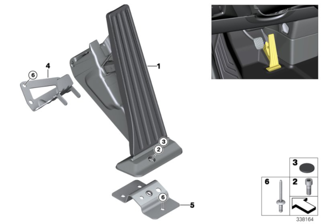 2015 BMW i3  Cover Bolt Diagram for 35426796540