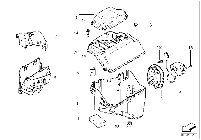 2008 BMW X3 Cover Diagram for 12907534511