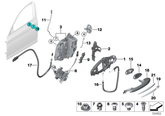 2018 BMW 540i xDrive  Prime Coated Covering Diagram for 51217489341
