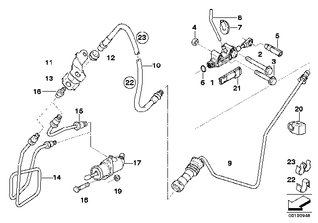 2009 BMW Z4  Pressure Hose Assy Diagram for 21526778819