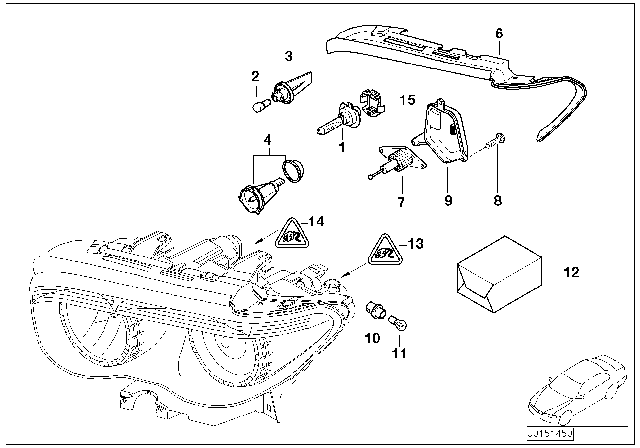 2007 BMW 760Li  Socket Housing, Black Diagram for 61138352566