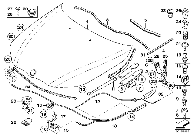 2007 BMW M5  Clamp Diagram for 51711916039