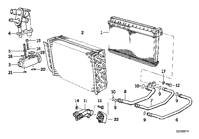 1994 BMW 318i  Set Pipe Diagram for 64118390206