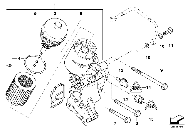2001 BMW Z3  O-Ring Diagram for 11427549573