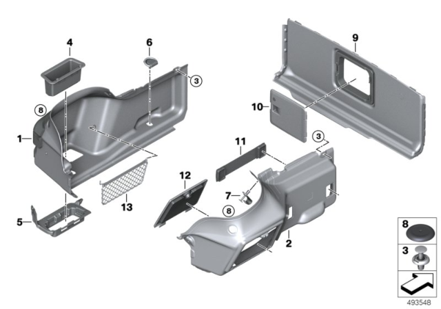 2020 BMW Z4 Lashing Eye Diagram for 51477438824