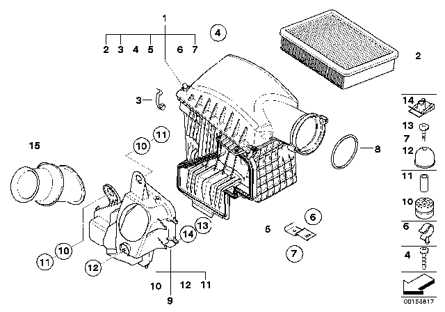 2008 BMW Alpina B7  Screw For Thermoplastic Plastics Diagram for 07129904960