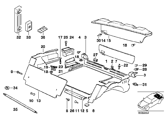1993 BMW 318i  Hex Bolt With Washer Diagram for 07119904459