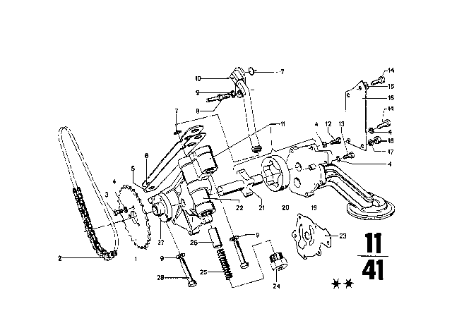 1974 BMW 2002tii  Hub Diagram for 11411256884