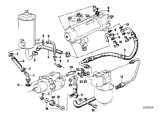 1980 BMW 733i  Washer Diagram for 51326654195