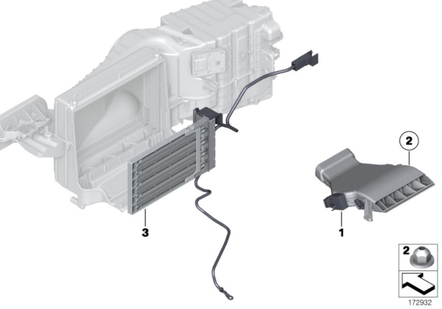 2015 BMW 740Ld xDrive  Auxiliary Heater, Heater, Electric Diagram for 64119194774