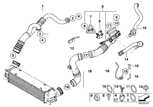 2008 BMW 335i  Bush With Screw Diagram for 13717568027