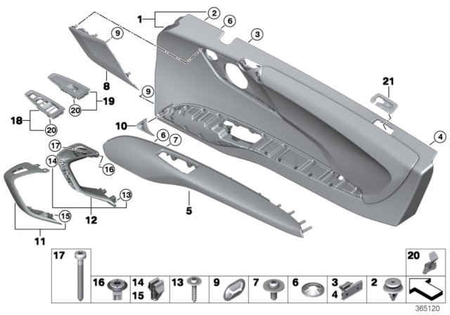 2019 BMW i8 Screw Diagram for 07147304573
