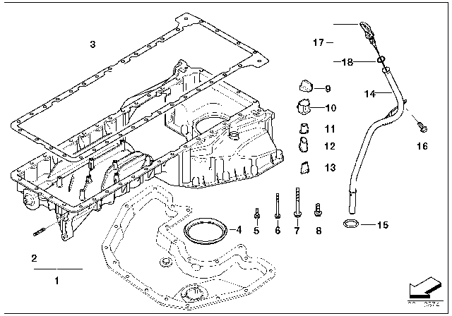 2004 BMW 760i  Hex Bolt With Washer Diagram for 07119904845