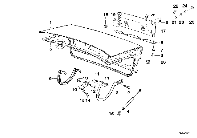 1993 BMW M5  Bush Diagram for 41621944338