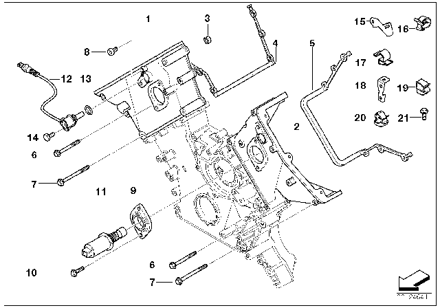 2003 BMW Alpina V8 Roadster  Gasket Ring Diagram for 11141736758
