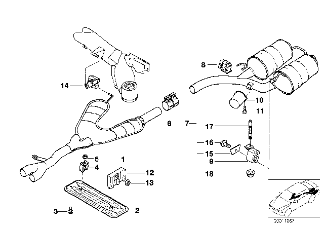 1999 BMW 528i  Suspension Loop Diagram for 18201435348