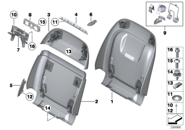2014 BMW 740i  Led Module Diagram for 63319163755