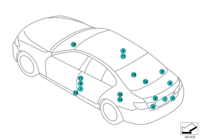 2010 BMW 550i GT xDrive Label "Key Memory" Diagram for 71239178687