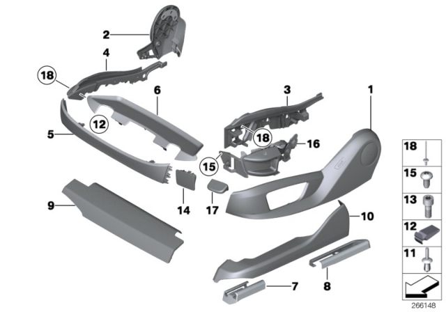 2013 BMW M5  Trim, Seat, Electric, Front Diagram for 52107318998