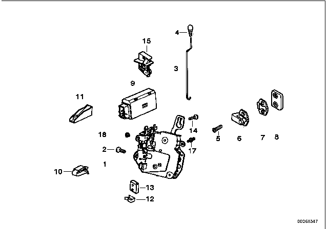 1993 BMW 325i Countersunk Screw Diagram for 51218144940