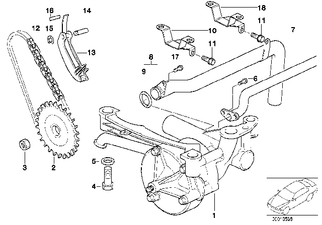 2002 BMW Z3 M  Return Pipe Diagram for 11411405215