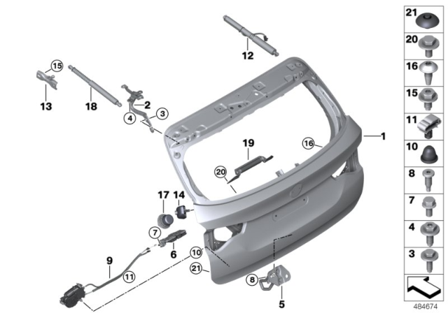 2019 BMW X3  Spindle Drive, Right Diagram for 51247397322
