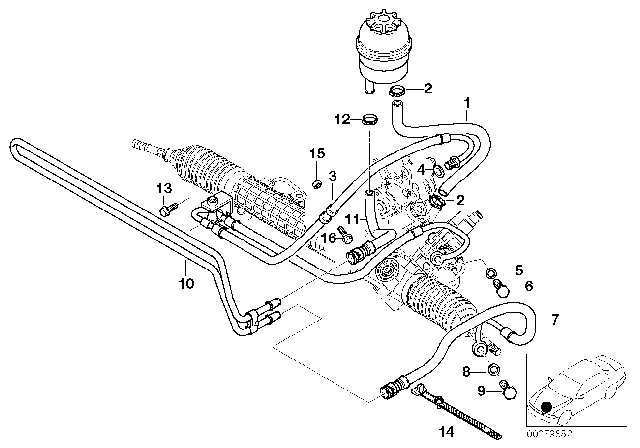 2005 BMW 325i  Vane Pump Diagram for 32416760036