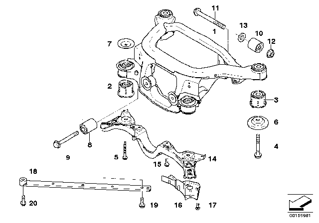 2009 BMW X3  Screw, Self Tapping Diagram for 33316760589