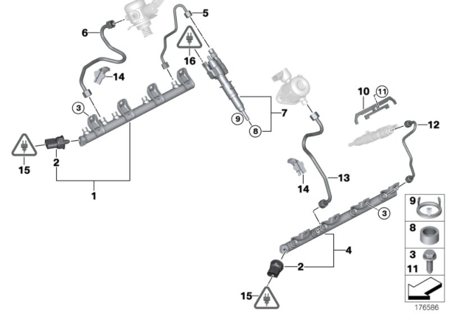 2011 BMW Alpina B7L xDrive  Damping Element Diagram for 13537589502
